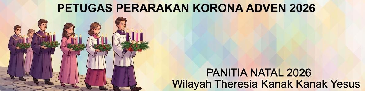 Banner Perarakan Korona Adven 2026